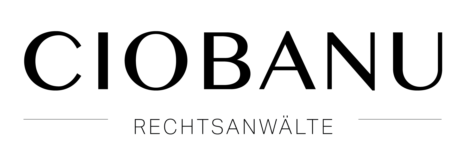 Ciobanu Rechtsanwälte Hannover - Logo Schwarz